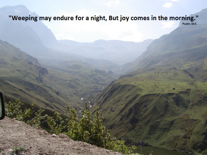 mountainside, valley, sunrise, morning, joy, adoption, waiting, weeping